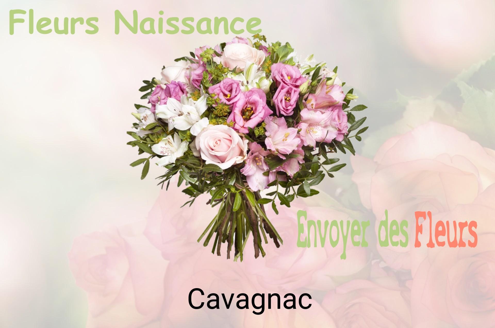 Bouquet de fleurs de naissance livré à Cavagnac